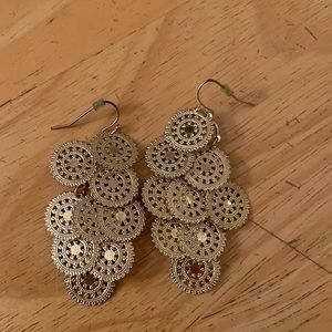 Francesca’s gold dangle earrings